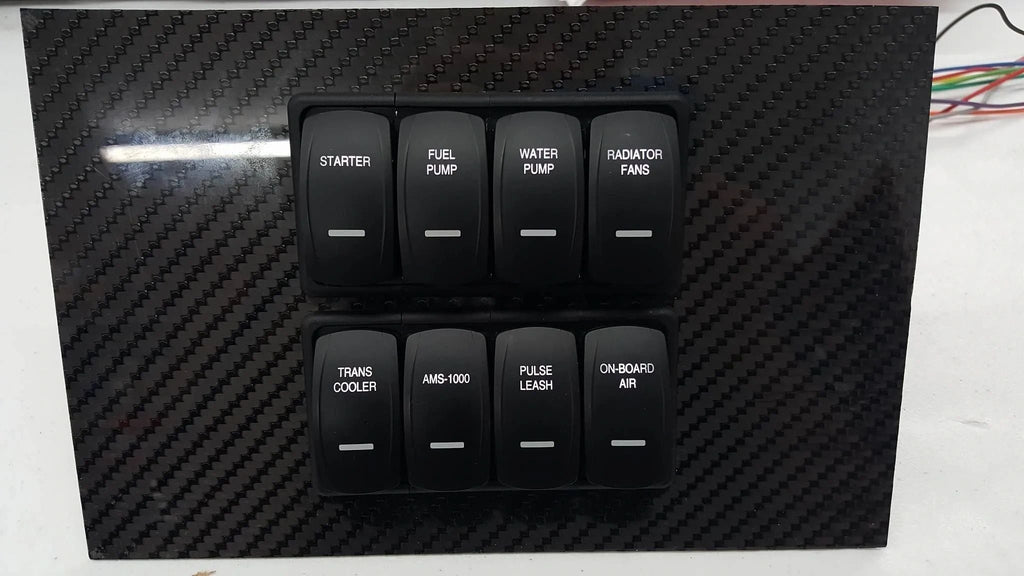 Custom Shape In-Dash Switch Panel - LED Backlit – RaceWire Solutions