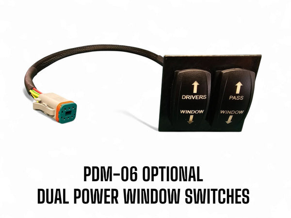 PDM-06 - Dual Power Window's Relay Kit – RaceWire Solutions